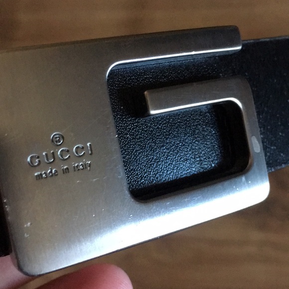 Gucci Accessories - Authentic Gucci G Leather Belt